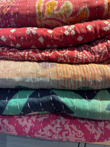 Kantha Blankets from India