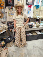 Starburst Cotton Tie Oversized Pants