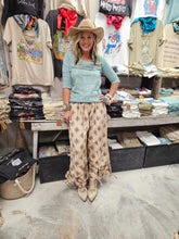 Starburst Cotton Tie Oversized Pants