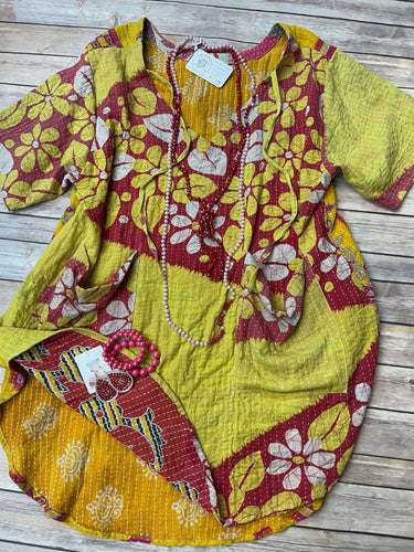 Oversized Tunic Top Kantha Bae