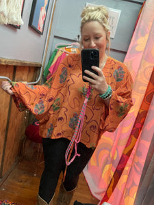 Kantha Crepe Butterfly Tops