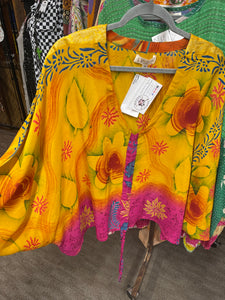 Kantha Crepe Butterfly Tops