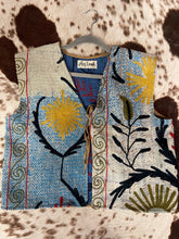 Distressed Kantha Suzani Vests