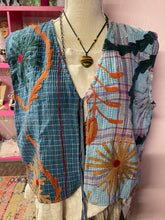 Distressed Kantha Suzani Vests