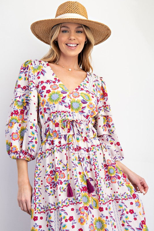 Miss Macys Garden Dress Small
