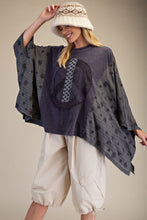 Peace and Love Poncho Top