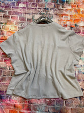 Boxy Striped  Textured Top