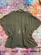 Boxy Striped  Textured Top
