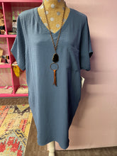 Crinkle Casual Pocket Dress