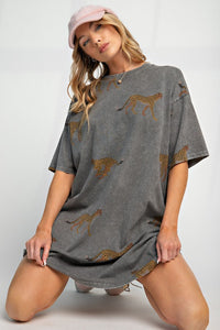 Cheetah T-Shirt Dress