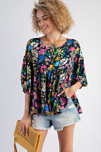 Paper Flowers Top