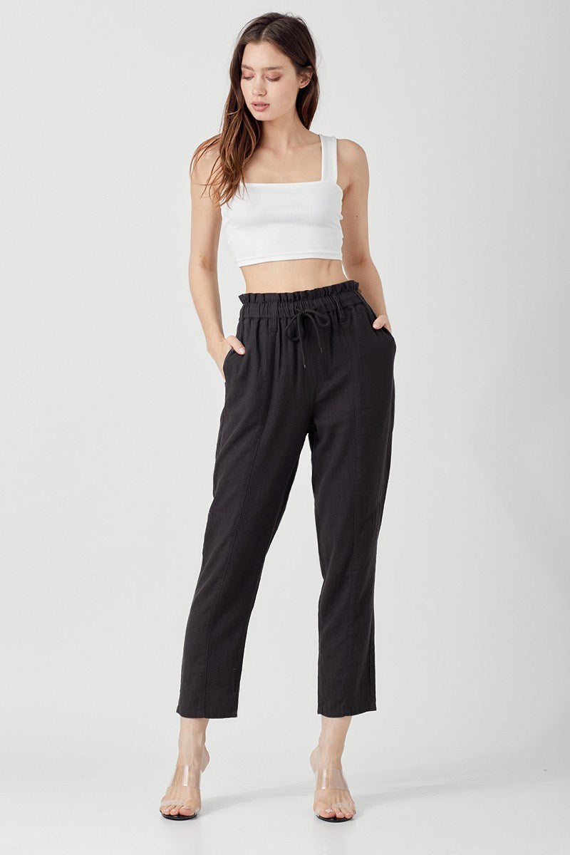 Risen Brand High Rise Linen Pants – Rebel Marys Boutique