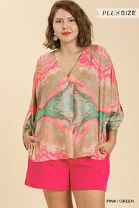 Pink Swirl Top