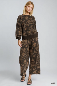 Midnight in the Garden Top & Pant Set