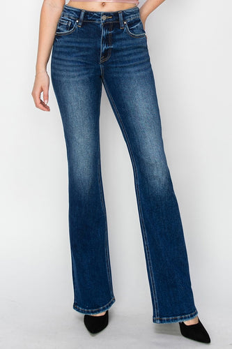 High Rise Relaxed Boot Cut Jeans by Risen