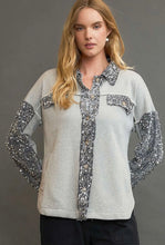 Moonlit Metallic Shacket