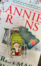 Hand sanitizer with Christmas design 