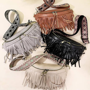 Sassy Cross Body Fringe Bags