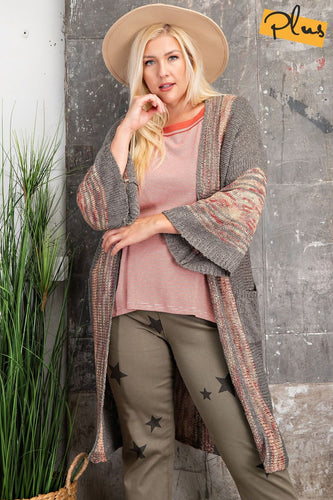 The Woodland Striped Sweater Cardigan