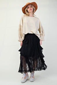 The Addams Lace Skirt