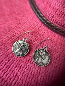 Coin Drop Earrings