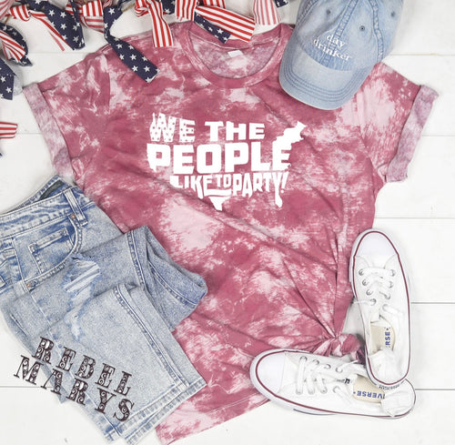 We the People Like to Party Tee