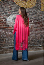 Passion Pink Fringed Duster