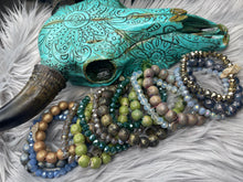 Crystal Bead & Wooden Bead Bracelet Sets